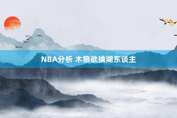 NBA分析 木狼欲擒湖东谈主