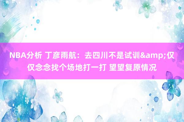 NBA分析 丁彦雨航：去四川不是试训&仅仅念念找个场地打一打 望望复原情况